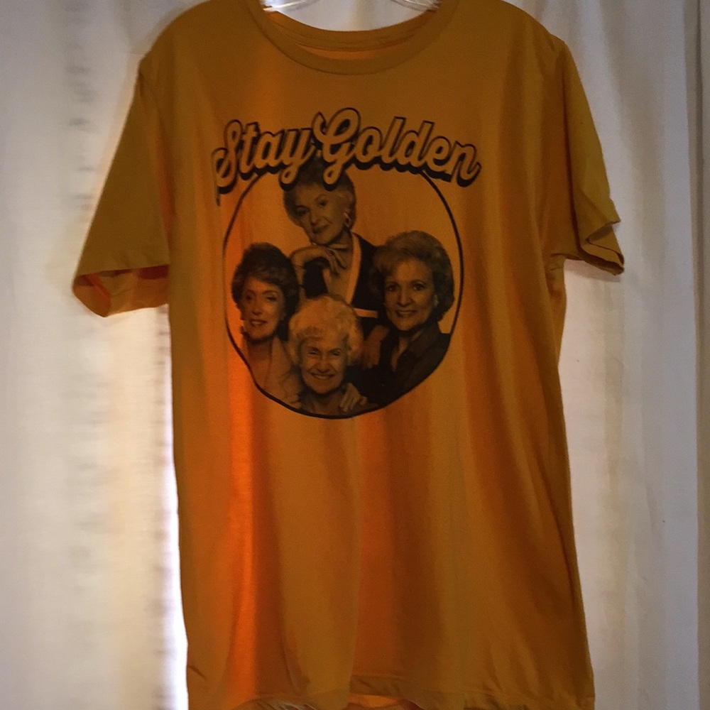 Golden Girls t- shirt. ABC studio. Yellow